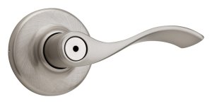 (image for) Satin Nickel Steel Privacy Lever Balboa