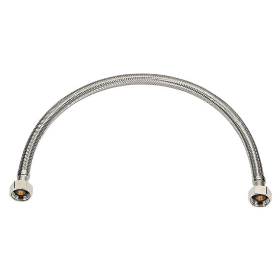 (image for) 1/2 in. FIP x 1/2 in. Dia. FIP 12 in. Stainless Steel