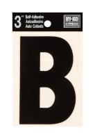 (image for) 3 in. Black Vinyl Self-Adhesive Letter B 1 pc.