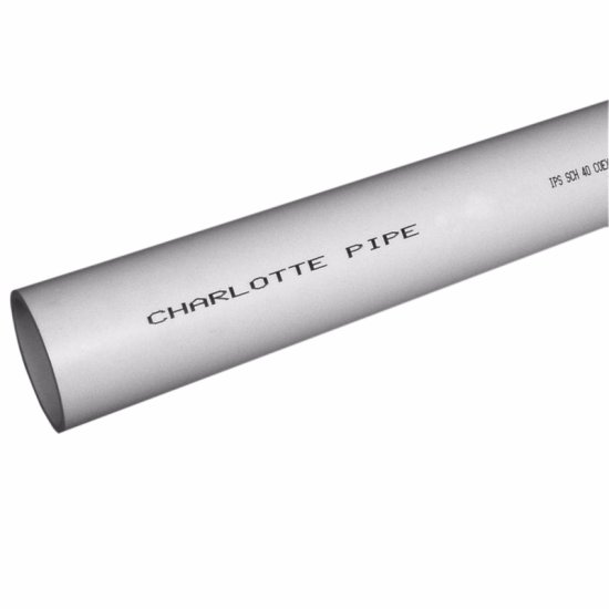 (image for) Schedule 40 PVC Foam Core Pipe 3 in. Dia. x 10 ft