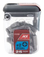 (image for) Phillips 2 x 1 in. L Drywall Insert Bit S2 Tool Steel 25 pc.