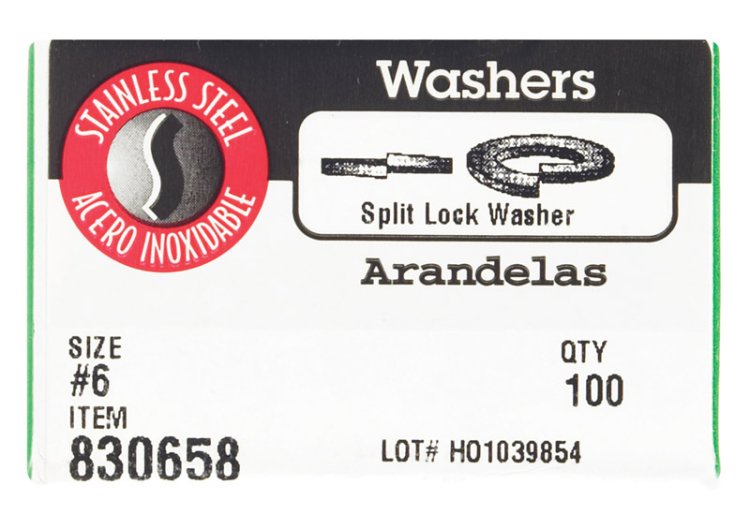 (image for) Stainless Steel Split Lock Washer 100 pk