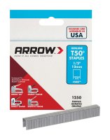 (image for) T50 3/8 in. W x 1/2 in. L 18 Ga. Flat Crown Heavy
