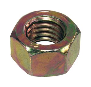 (image for) 7/8 in. Zinc Dichromate Steel USS Hex Nut 10 pk