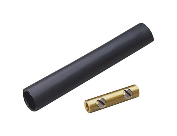 (image for) 14-8 Ga. Insulated Wire Butt Splice Black 1 pk