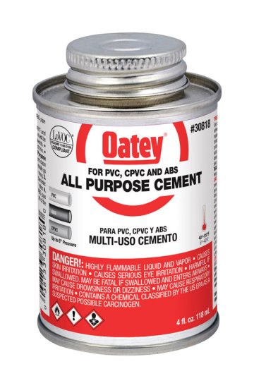 (image for) Clear All-Purpose Cement For CPVC/PVC 4 oz.