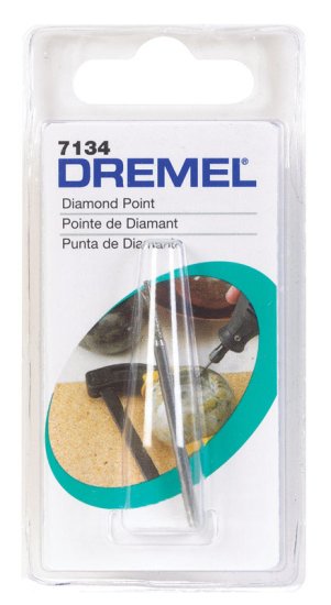 (image for) 1/8 in. Dia. x 5/64 in. L Diamond Coated Wheel Point Coni