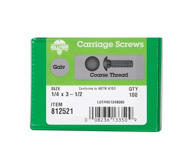 (image for) 1/4 in. Dia. x 3-1/2 in. L Hot Dipped Galvanized Steel C