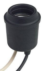 (image for) Plastic Medium Base Single Circuit Socket 1 pk