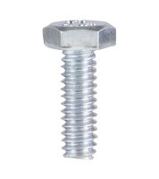 (image for) 1/4 in. Dia. x 3/4 in. L Zinc Plated Steel Hex Bolt 100