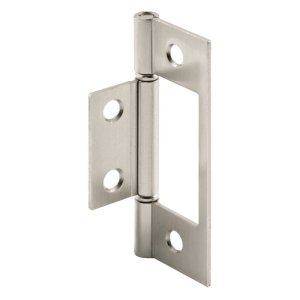 (image for) 3 in. L Satin Nickel Bi-fold Door Hinge 2 pk