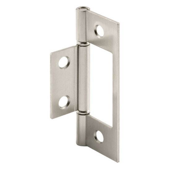 (image for) 3 in. L Satin Nickel Bi-fold Door Hinge 2 pk