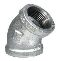 (image for) 1/4 in. FIP x 1/4 in. Dia. FIP Galvanized Malleable Iron 45