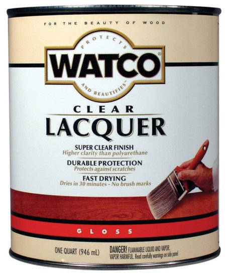 (image for) Clear Wood Finish Lacquer 1 qt.