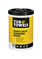 (image for) Tub O' Towels Heavy Duty Fiber Weave Cleaning Wipes 12 in. W x 1
