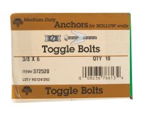 (image for) Fas-N- Tite 3/8 in. Dia. x 6 in. L Round Steel Toggle Bo