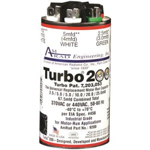 (image for) 2.5-67.5 MFD, 370 / 440 VAC TURBO 200 CAPACITOR,
