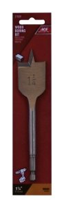 (image for) 1-1/4 in. x 6 in. L Steel Wood Boring Bit 1 pc.