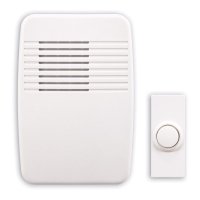 (image for) Heath Zenith White Plastic Wireless Door Chime Kit