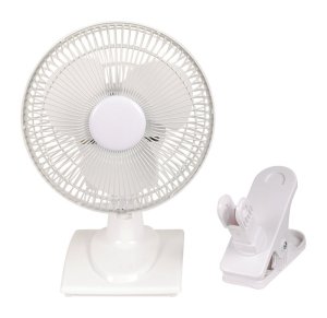 (image for) 12 in. H 2 speed Oscillating Table Fan
