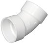 (image for) Schedule 40 2 in. Hub x 2 in. Dia. Hub PVC 45 Deg