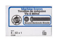 (image for) No. 8-32 x 1 in. L Combination Round Head Zinc-Plated St