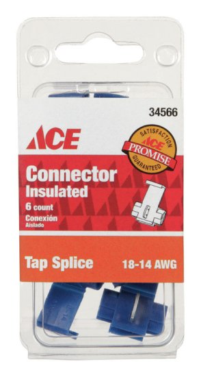 (image for) Insulated Wire Tap Splice Connector Red 6 pk