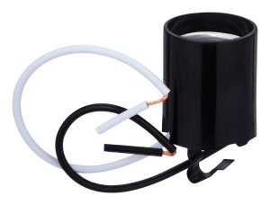 (image for) Phenolic Medium Base Snap-In Socket 1 pk