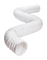 (image for) Jordan 50 ft. L x 4 in. Dia. Silver/White Vinyl Vent