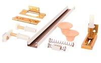 (image for) 36 in. Bi-Fold Door Hardware Set with Galvanized Track