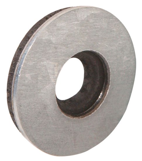 (image for) Zinc-Plated Steel No. 8 x 1/2 in. Bonded Neoprene Washer