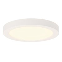 (image for) 5 in. W x 5 in. L x 0.5 in. H Frost White LED Ceiling Light