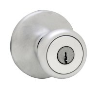 (image for) Satin Chrome Entry Knobs Mobile Home