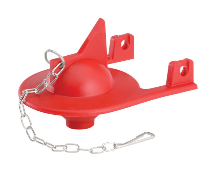 (image for) Shark Fin Toilet Flapper Red For Kohler