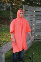 (image for) Orange Vinyl Rain Poncho