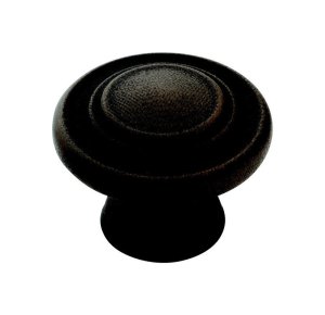 (image for) Inspirations Round Cabinet Knob 1-5/16 in. Dia. 1 in. An