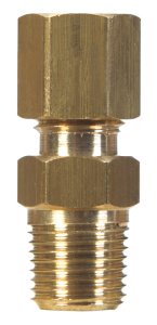 (image for) 5/8 in. Compression x 3/4 in. Dia. Male Brass Adapter