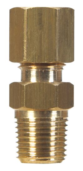 (image for) 5/8 in. Compression x 3/4 in. Dia. Male Brass Adapter