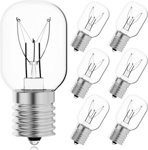 (image for) Light Bulb for Whirlpool GE Microwave, 125V 40W 6pk