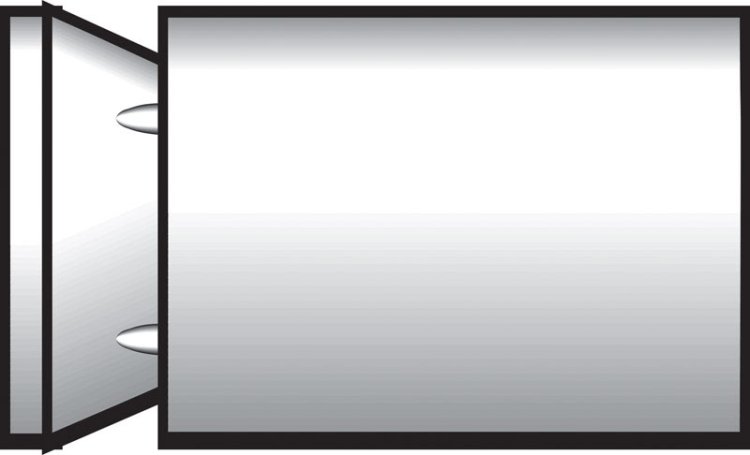 (image for) 1/2 in. Dia. x 1 1/2 in. L Metal Round Head Machine Scre