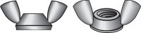 (image for) 10/24 in. Zinc-Plated Steel SAE Wing Nut 100 pk