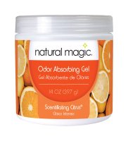 (image for) Natural Magic Citrus Scent Odor Absorber 14 oz. Gel