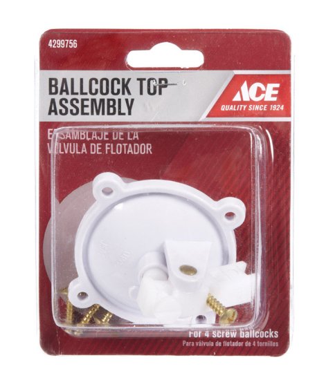 (image for) Ballcock Top Assembly White Plastic