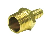 (image for) Brass 3/4 in. Dia. x 1 in. Dia. Adapter Yellow 1 pk
