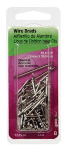 (image for) 17 Ga. x 3/4 in. L Stainless Steel Brad Nails 1 pk 2 oz.