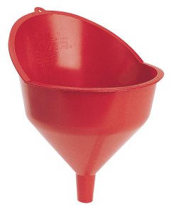 (image for) Red 12.5 in. H Resin Funnel