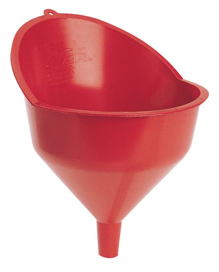 (image for) Red 12.5 in. H Resin Funnel