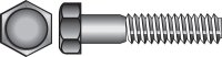 (image for) 1/2 in. Dia. x 6-1/2 in. L Zinc Plated Steel Hex Bolt 25