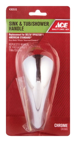 (image for) Delta/Peerless Lever Chrome Sink and Tub/Shower Handle
