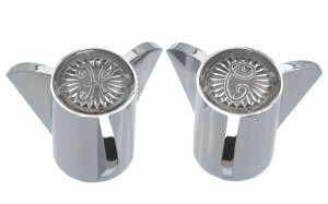 (image for) Sayco Chrome Tub and Shower Faucet Handles Pair